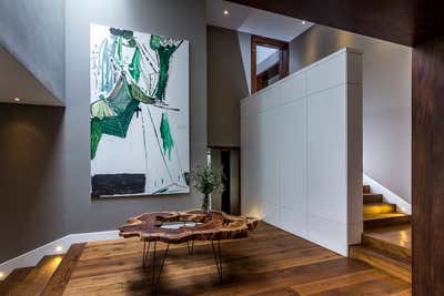  Contemporary Family Home Entry and Hall. Las Lomas Residence by Sofia Aspe Interiorismo.