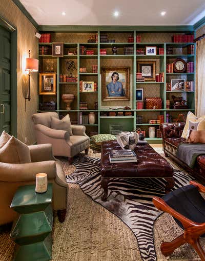  Contemporary Family Home Office and Study. Chic Townhouse by Sofia Aspe Interiorismo.