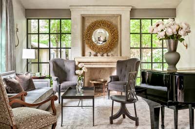  English Country Living Room. Houston English Country  by Fern Santini, Inc..