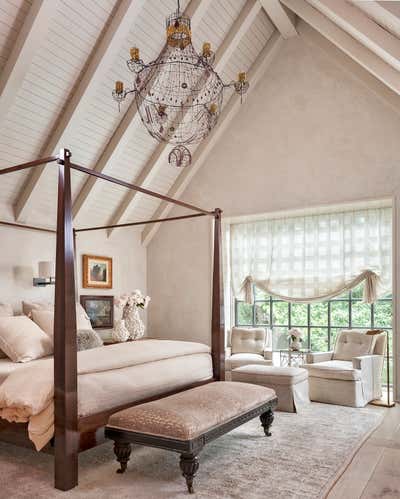  English Country Bedroom. Houston English Country  by Fern Santini, Inc..