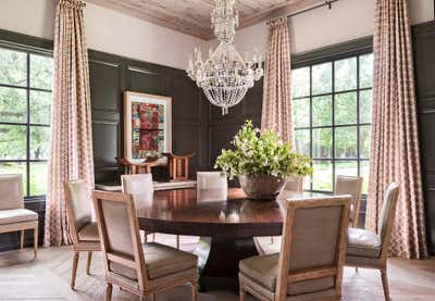  Traditional Family Home Dining Room. Houston English Country  by Fern Santini, Inc..