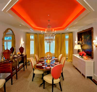  Transitional Vacation Home Dining Room. Mercer House by Brown Davis Architecture & Interiors.