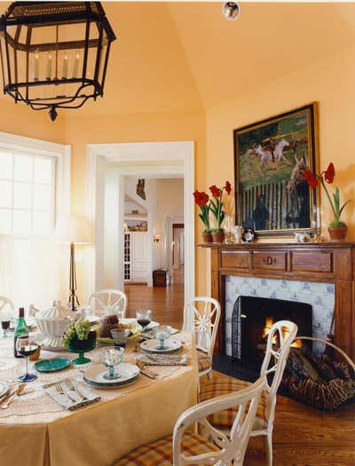  Traditional Family Home Dining Room. Maryland Manor House by Brown Davis Architecture & Interiors.