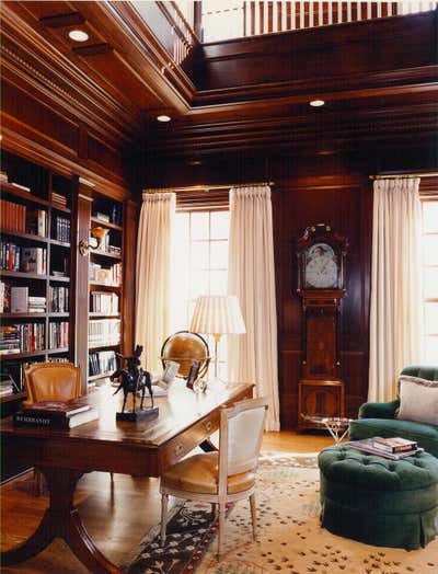  Traditional Family Home Office and Study. Maryland Manor House by Brown Davis Architecture & Interiors.