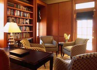  Transitional Family Home Office and Study. Georgetown Residence by Brown Davis Architecture & Interiors.