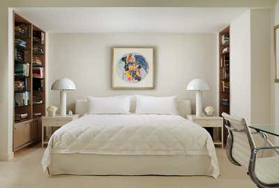 Transitional Vacation Home Bedroom. Biltmore Residence Palm Beach by Brown Davis Architecture & Interiors.