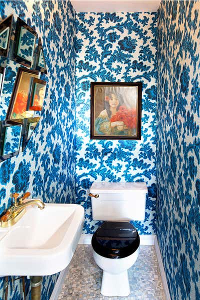 Eclectic Family Home Bathroom. Brooklyn Townhouse by Fawn Galli Interiors.