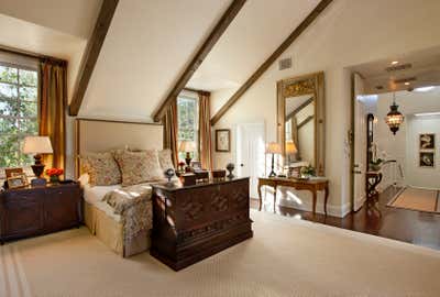  Transitional Family Home Bedroom. Cape Cod West  by Timothy Corrigan, Inc..