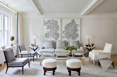 Contemporary Living Room. Upper West Side by Alyssa Kapito Interiors.