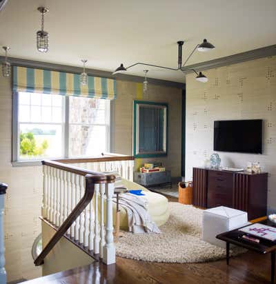  Eclectic Mixed Use Entry and Hall. Hampton Designer Showhouse 2011 by Mendelson Group.