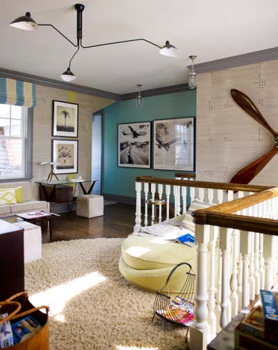 Eclectic Mixed Use Entry and Hall. Hampton Designer Showhouse 2011 by Mendelson Group.