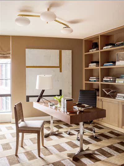  Contemporary Apartment Office and Study. West Village by Alyssa Kapito Interiors.