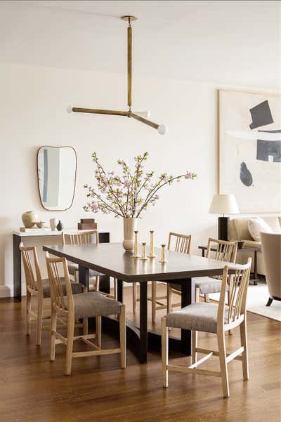  Contemporary Apartment Dining Room. West Village by Alyssa Kapito Interiors.