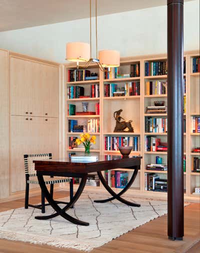 Contemporary Family Home Office and Study. Cove House by Fern Santini, Inc..