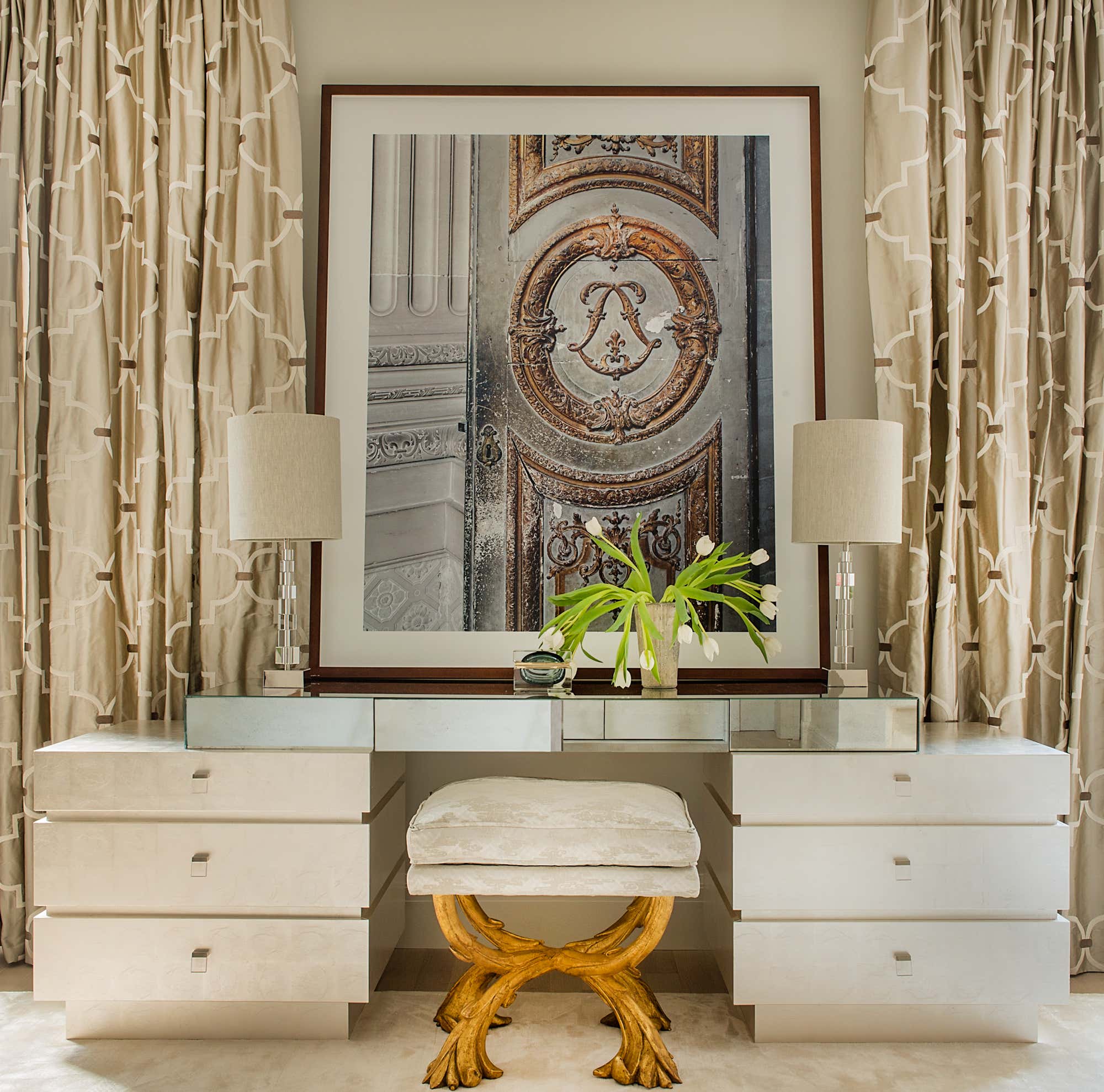 Bedroom by Julie Charbonneau Design | 1stDibs