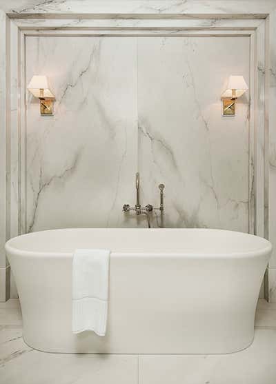  Transitional Hotel Bathroom. Ritz-Carlton  by Julie Charbonneau Design.