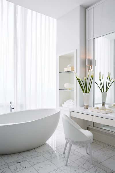  Hotel Bathroom. Four Seasons Toronto by Julie Charbonneau Design.