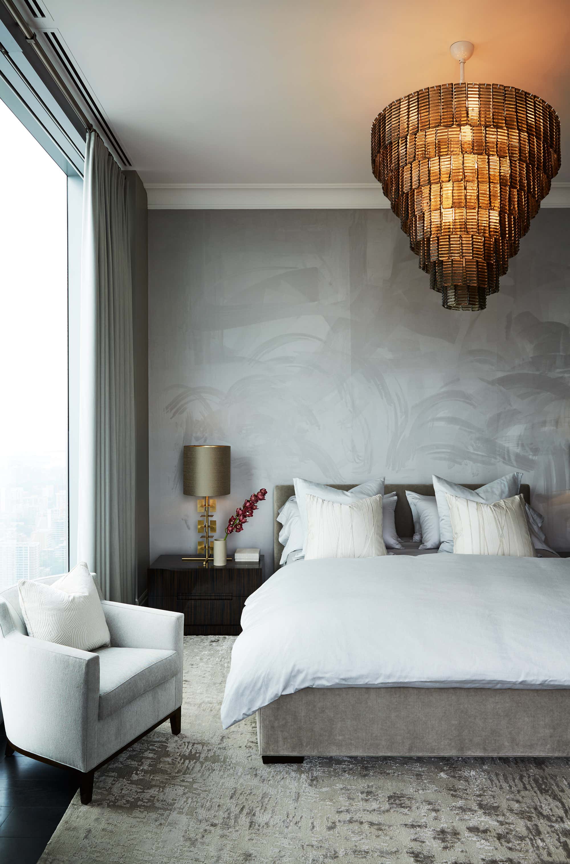 Bedroom by Julie Charbonneau Design | 1stDibs