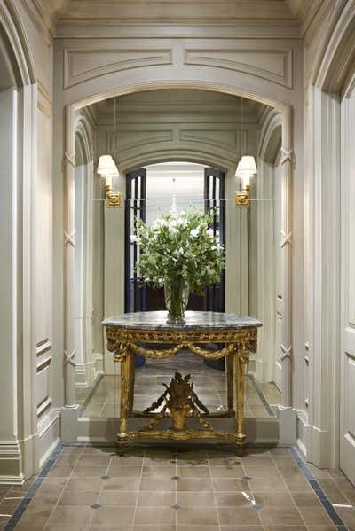 Traditional Family Home Entry and Hall. Toronto Residence by Julie Charbonneau Design.