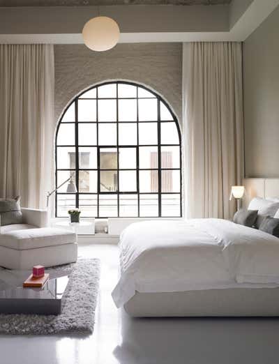  Transitional Family Home Bedroom. Montreal Penthouse by Julie Charbonneau Design.