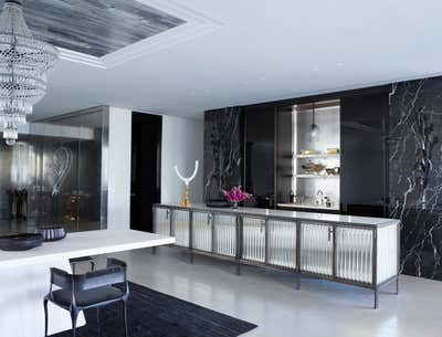  Modern Apartment Entry and Hall. Gold Coast Penthouse by Kara Mann Design.