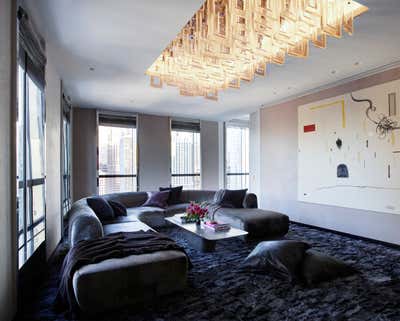 Modern Apartment Bar and Game Room. Gold Coast Penthouse by Kara Mann Design.