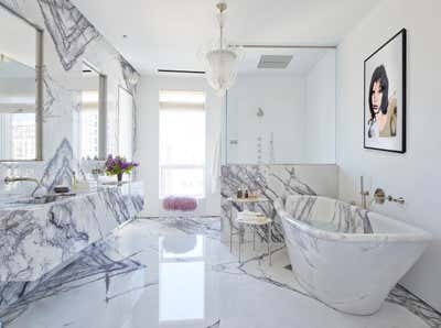  Modern Apartment Bathroom. Gold Coast Penthouse by Kara Mann Design.