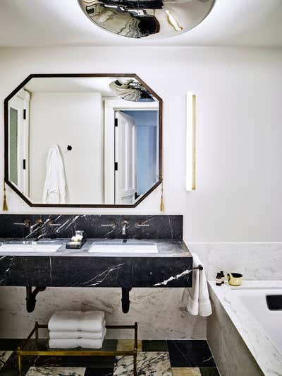  Contemporary Hotel Bathroom. Hotel Chelsea by Kara Mann Design.