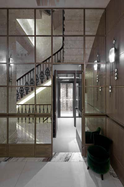 Contemporary Entry and Hall. West Kensington by Rabih Hage.