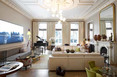  Victorian Family Home Living Room. West Kensington by Rabih Hage.