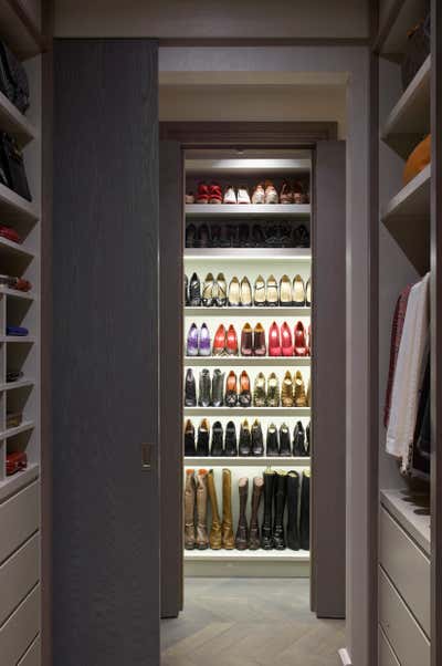  Contemporary Family Home Storage Room and Closet. West Kensington by Rabih Hage.