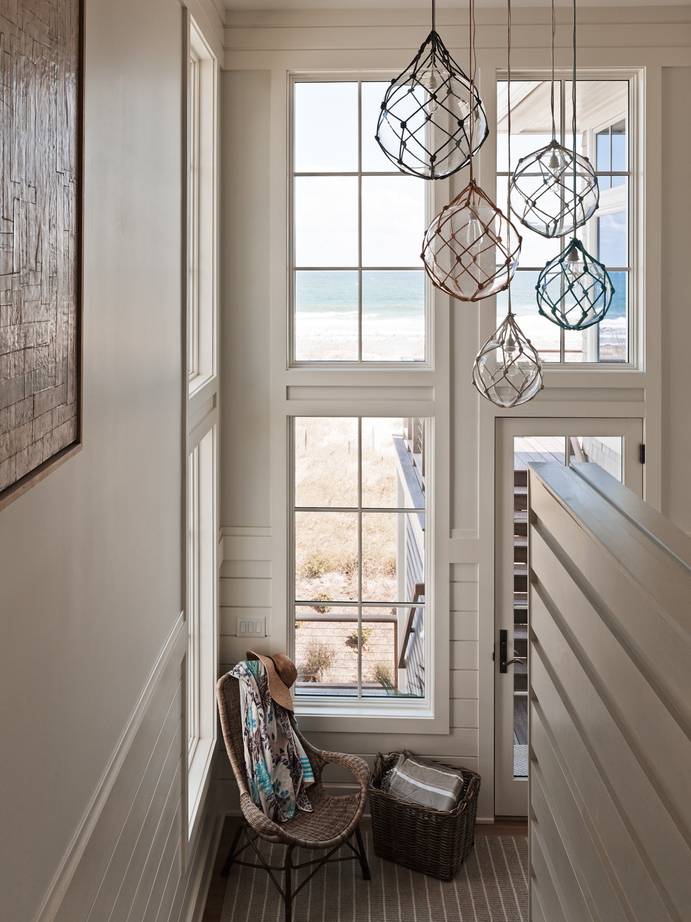 Beach Style Entry and Hall