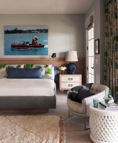  Beach Style Beach House Bedroom. Modern Coastal Retreat by Barrie Benson Interior Design.