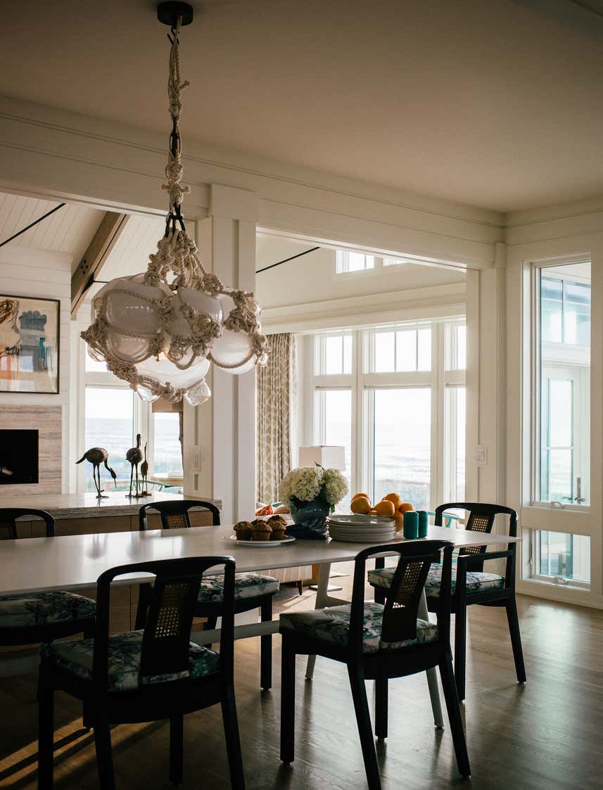 Beach Style Dining Room