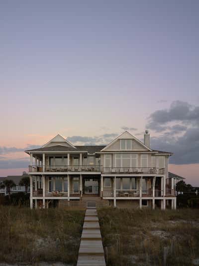  Beach Style Beach House Exterior. Modern Coastal Retreat by Barrie Benson Interior Design.