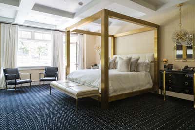 Contemporary Vacation Home Bedroom. Aspen  by Samantha Todhunter Design Ltd..