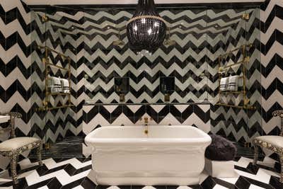  Contemporary Vacation Home Bathroom. Aspen  by Samantha Todhunter Design Ltd..