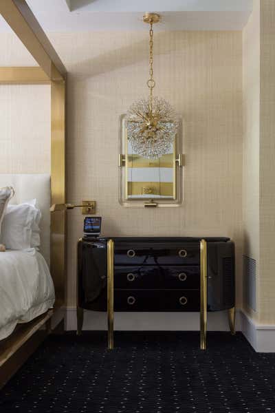 Contemporary Vacation Home Bedroom. Aspen  by Samantha Todhunter Design Ltd..