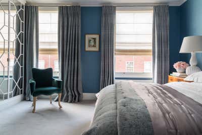  Contemporary Family Home Bedroom. Kensington  by Samantha Todhunter Design Ltd..