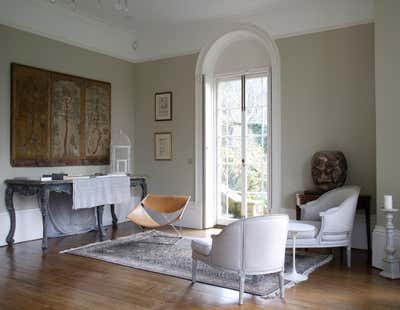  English Country Living Room. The Old Rectory by Rabih Hage.