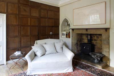 English Country Living Room. The Old Rectory by Rabih Hage.