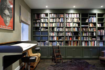  English Country Eclectic Country House Office and Study. The Old Rectory by Rabih Hage.