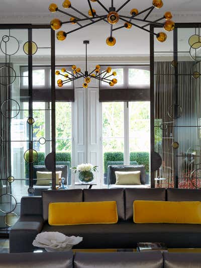 Contemporary Living Room. The Boltons by Rabih Hage.