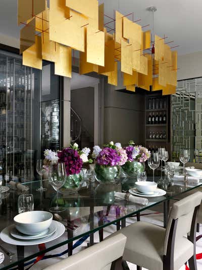  Contemporary Family Home Dining Room. The Boltons by Rabih Hage.