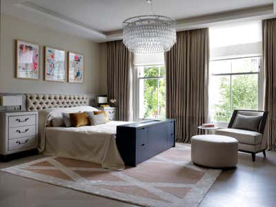  Contemporary Family Home Bedroom. The Boltons by Rabih Hage.