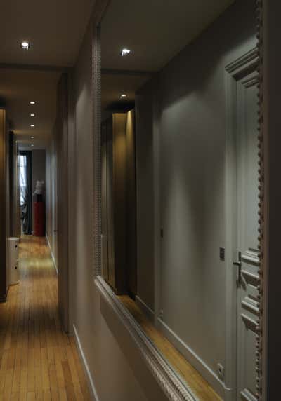  French Family Home Entry and Hall. Rue Benjamin Franklin by Rabih Hage.