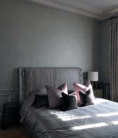  French Family Home Bedroom. Rue Benjamin Franklin by Rabih Hage.