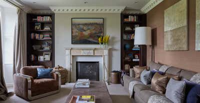  Mid-Century Modern Country House Living Room. Northumberland by Fiona Barratt Interiors.