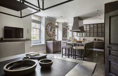  Mid-Century Modern Country House Kitchen. Northumberland by Fiona Barratt Interiors.