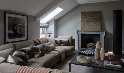  Mid-Century Modern Country House Living Room. Northumberland by Fiona Barratt Interiors.